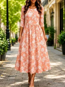 damen-bluse-grafik-tupfen-vintage-9981919-orange-14