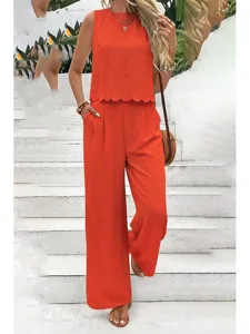 damen-bluse-hosen-sets-armellos-ru-15765682-orange-7