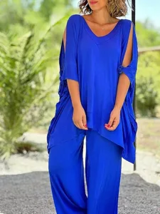 damen-bluse-hosen-sets-halbarm-v-a-14546026-blau-2