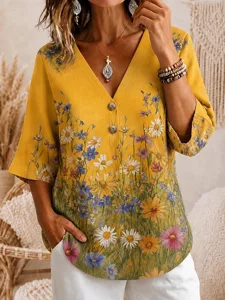 damen-bluse-knopfe-blumen-grafik-e-13639768-gelb-1