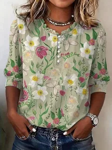 damen-bluse-knopfe-blumen-grafik-e-17740785-grun-2