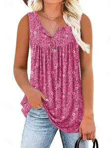 damen-bluse-knopfe-druck-blumen-la-15034705-rosa-2