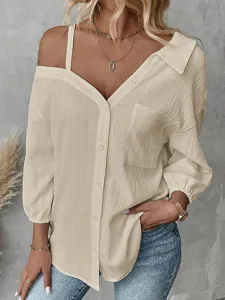 damen-bluse-knopfe-einfach-vintage-14698903-khaki-5