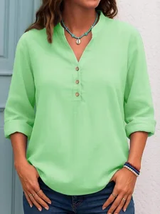 damen-bluse-knopfe-einfarbig-tagli-18677179-grun-5