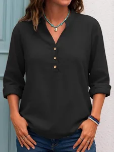 damen-bluse-knopfe-einfarbig-tagli-18677179-schwarz-3