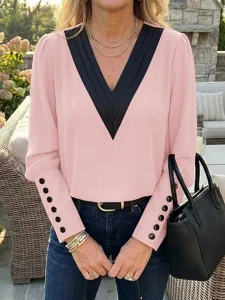 damen-bluse-knopfe-farbblock-stilv-12557660-rosa-3