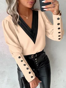 damen-bluse-knopfe-farbblock-stilv-13179595-beige-8