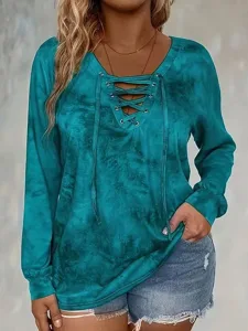 damen-bluse-patchwork-batik-elegant-lass-marineblau-1