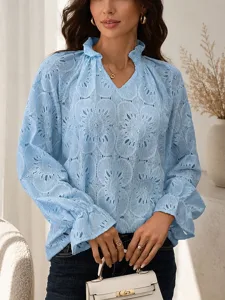 damen-bluse-spitze-einfarbig-elega-13624293-blau-1
