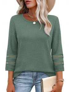 damen-bluse-spitze-patchwork-einfa-14605123-grun-16