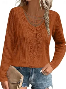 damen-bluse-spitze-patchwork-einfa-15746752-orange-4