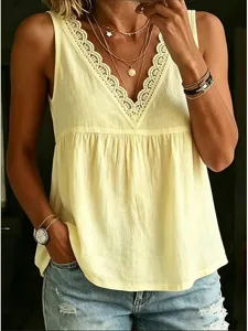 damen-bluse-tanktop-spitze-einfarb-17340472-gelb-4