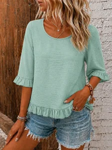 damen-bluse-textur-rusche-vintage-11191095-grun-1