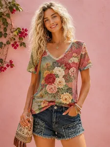 damen-boho-t-shirt-sommeroberteile-19155288-grun-mit-beige-4