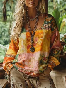 damen-boho-t-shirt-t-shirt-t-shirt-10618727-orange-1