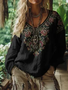damen-boho-t-shirt-t-shirt-t-shirt-13495347-rosa-1