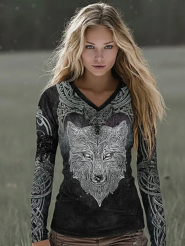 damen-boho-wikinger-t-shirt-grafik-12796124-schwarz-1