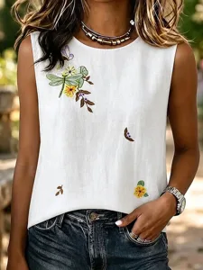 damen-camisole-tanktop-blumen-graf-16556450-wei-2