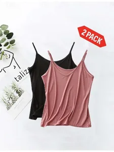 damen-camisole-tanktop-einfarbig-e-19106504-schwarz-rosa-2