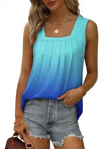 damen-camisole-tanktop-gerafft-dru-15174423-blau-6