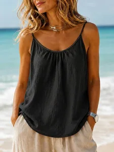 damen-camisole-tanktop-gerafft-ein-10713345-schwarz-5