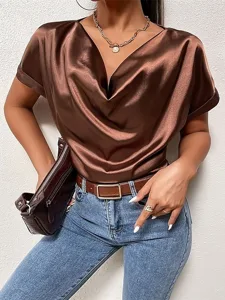 damen-elegant-satin-satin-top-blus-14973039-braun-1