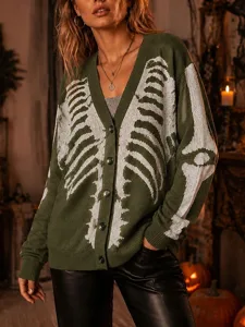 damen-halloween-strickjacke-cardig-18833215-grun-8