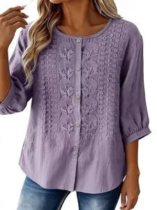 damen-hemd-bestickt-blumen-elegant-13541587-purpur-3