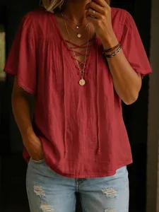 damen-hemd-bluse-gerafft-einfarbig-19032834-rote-3