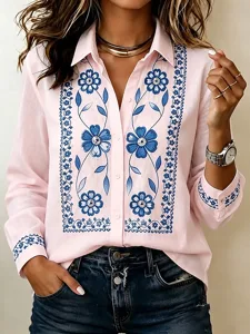 damen-hemd-bluse-gerafft-patchwork-10638276-rosa-4