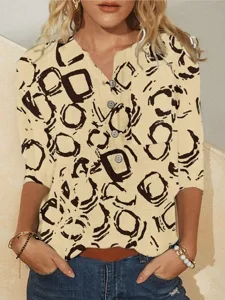 damen-hemd-bluse-knopfe-druck-blum-18965819-gelb-3