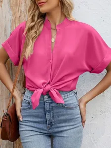 damen-hemd-bluse-knopfe-einfarbig-19739560-fuchsie-5