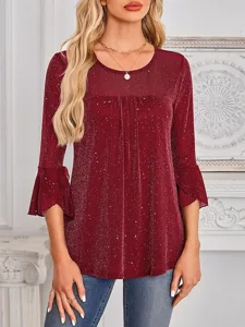 damen-hemd-bluse-netz-einfach-stil-14351382-rote-9