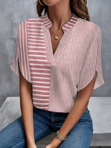 damen-hemd-bluse-patchwork-gestreift-ele-rosa-3