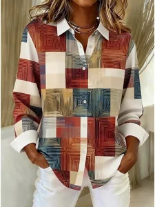 damen-hemd-bluse-patchwork-knopfe-10329755-kastanienbraun-3