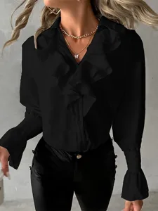 damen-hemd-bluse-rusche-einfarbig-19060744-schwarz-4