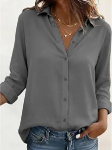 damen-hemd-chiffon-tops-knopfe-ein-17012181-grau-7