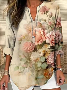 damen-hemd-druck-blume-taglich-sti-16026528-gelb-1