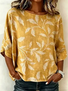 damen-hemd-druck-blumen-grafik-vin-17892758-gelb-6