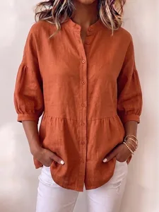 damen-hemd-einfarbig-einfach-urlau-15954873-orange-1