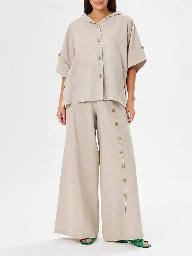 damen-hemd-hosen-sets-halbarm-mit-17678617-aprikose-5