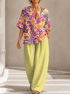 damen-hemd-hosen-sets-halbarm-v-au-10973135-rosa-2