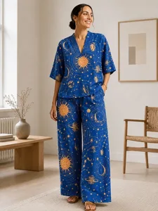 damen-hemd-hosen-sets-halbarm-v-au-14050135-blau-4