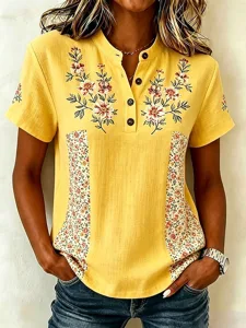 damen-hemd-knopfe-druck-blumen-gra-14684658-gelb-3