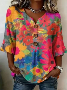 damen-hemd-knopfe-druck-blumen-gra-15678111-rote-1