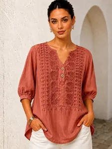 damen-hemd-oberteil-mit-spitzenspl-15930522-orange-6