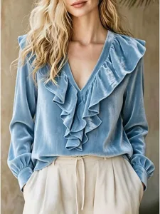 damen-hemd-samt-rusche-elegant-boh-16257813-blau-5