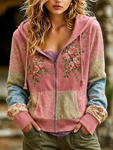 damen-hoodies-mit-reiverschluss-fr-12185796-rosa-3