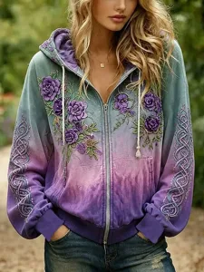 damen-hoodies-mit-reiverschluss-fr-18003564-grun-2