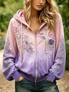 damen-hoodies-mit-reiverschluss-fr-18003564-rosa-4